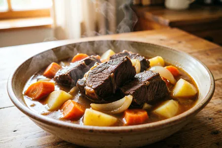 20 рецептов мясных блюд с овощами: сочные котлеты, рагу и запечённое мясо для всей семьи