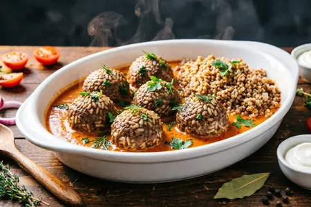 Мясные ёжики с рисом в ароматной подливке: классика, перед которой невозможно устоять