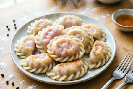 Пельмени домашние: универсальный рецепт теста и 3 начинки (мясо, рыба, картофель с грибами)