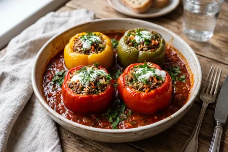 Фаршированный перец классический