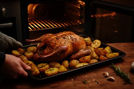 Не хуже курицы: утка с картошкой в духовке