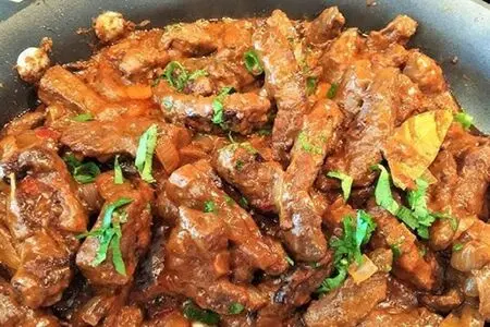 Классический рецепт печени по-строгановски