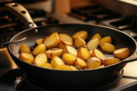 Как вкусно пожарить картошку на сковороде