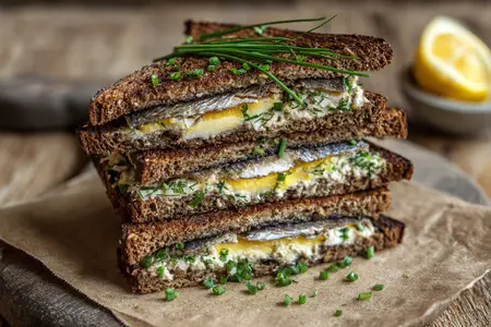 Бутерброды с сельдью, маслом и чёрным хлебом: классика, которая не подведёт