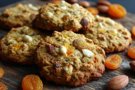 Печенье из овсянки с курагой и орехами: вкусно и полезно для всей семьи