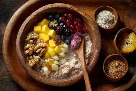 Постные каши из цельнозерновой крупы с фруктами: полезно, вкусно и просто