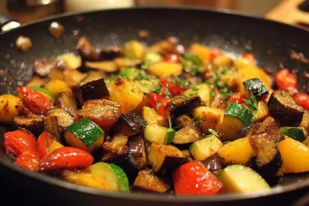 Овощное соте из патиссонов и баклажанов: вкусный и полезный рецепт для всей семьи