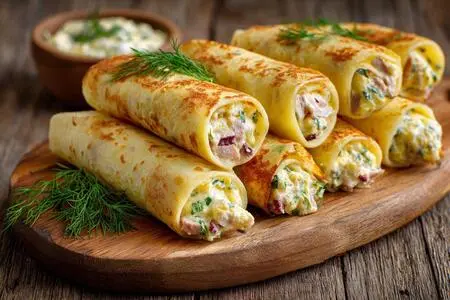 Нежные рулетики из лаваша с паштетом и сыром: вкусные идеи для завтрака и перекуса