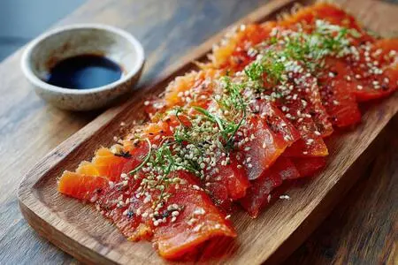 Лосось слабосоленый с кунжутом и имбирем: вкусное и полезное блюдо для домашнего стола