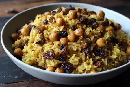 Изюмный плов с нутом и мускатом: насыщенный аромат и неповторимый вкус