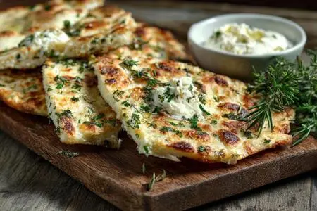 Творожный хлебец с зеленью и брынзой: вкусное и полезное лакомство для любого времени дня