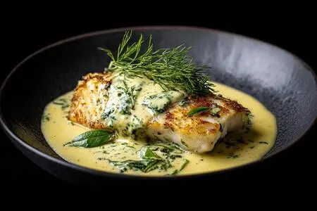 Черноморская камбала с эстрагоновым соусом: изысканное блюдо для любимого стола