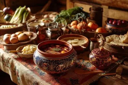 Русская деревня: традиционные блюда крестьянского быта