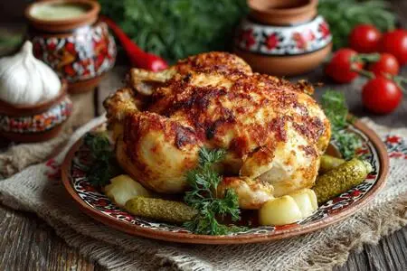 Курица в духовке целиком с хрустящей корочкой: 3 самых вкусных рецепта