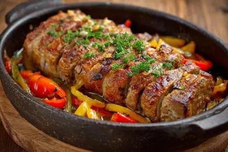 Сочное мясо по-французски в духовке: 3 лучших рецепта из свинины, курицы, говядины