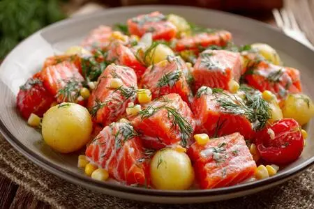 5 лучших салатов с красной рыбой на праздничный стол: вкусные, простые и сытные рецепты с семгой, форелью, кетой, неркой