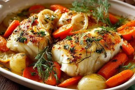 Минтай в духовке с морковью и луком: Секреты нежного, сочного блюда и лучшие рецепты