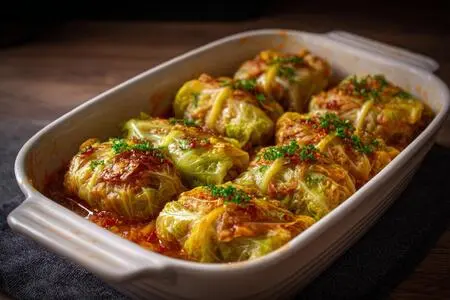 Ленивые голубцы в духовке: Идеальный вкус с минимальными усилиями