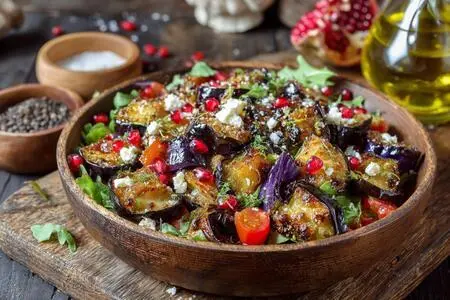 Салат с Хрустящими Баклажанами: Истинное Наслаждение Вкуса и Текстуры