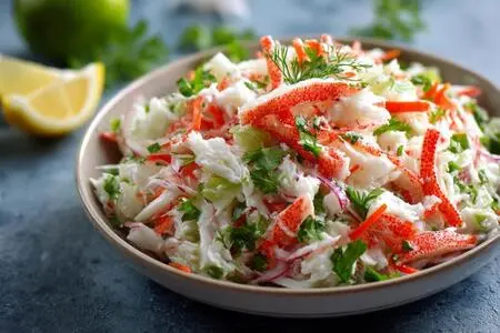 Салат с крабовыми палочками самый вкусный и простой рецепт