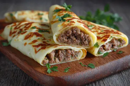 Блины с мясом из фарша: Воплощение сытной русской традиции
