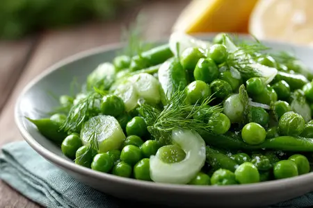 Салат с зеленым горошком: Ода свежести и вкусу