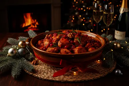 Жаркое из индейки с клюквенным соусом: вкус праздника на вашем столе