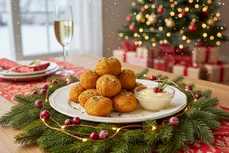 Куриные крокеты с соусом айоли