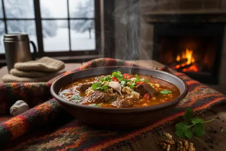 Суп харчо с говядиной: классика грузинской кухни