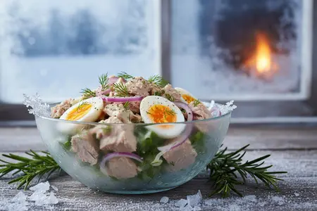 Салат с тунцом и яйцом - лучшие рецепты и советы
