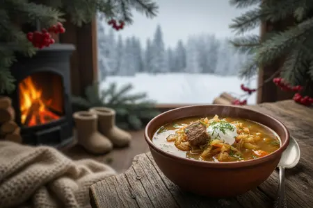 Классический рецепт щей из кислой капусты