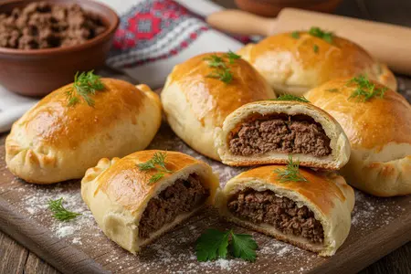Пирожки с печенью в духовке - лучшие домашние рецепты