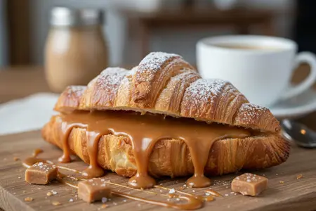 Круассаны с карамельной начинкой: домашний рецепт