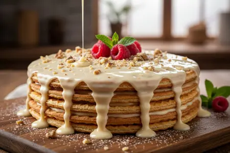 Вафельный торт со сгущёнкой: простой и вкусный рецепт