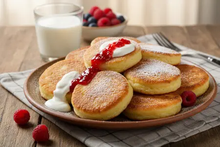 Пышные оладьи на простокваше: самый вкусный рецепт