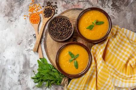 Согревающий чечевичный суп с тыквой: вкус и польза в каждой ложке