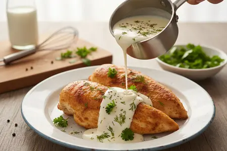 Как сделать сливочный соус для курицы: лучшие рецепты