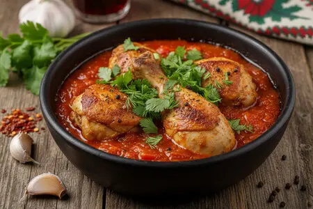 Чахохбили из курицы: классический грузинский рецепт