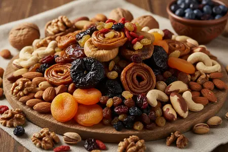 Польза сухофруктов и орехов