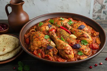 Чахохбили из курицы - классический пошаговый рецепт