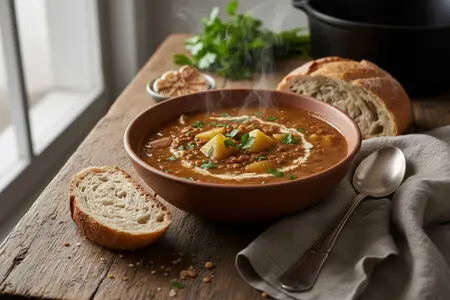Суп с чечевицей на мясном бульоне с картошкой: лучшие рецепты и секреты приготовления