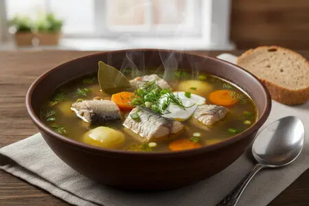 Уха из консервированной сайры - простой и вкусный рецепт