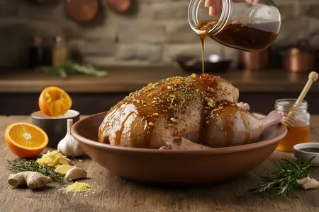 Маринад для утки перед запеканием: как сделать мясо сочным, а кожу - румяной и хрустящей