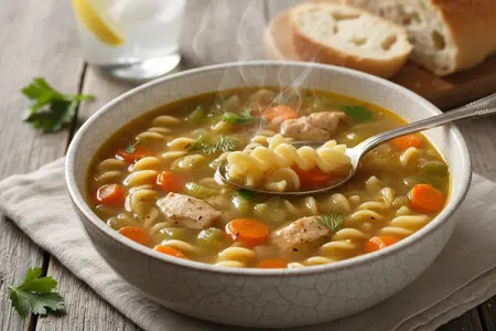 Куриная лапша - классический домашний суп