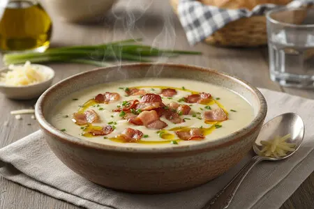 Картофельный суп с беконом - ароматный и сытный домашний рецепт