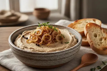 Печёночный паштет с луком - нежный вкус и простота приготовления