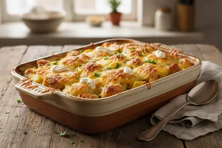 Курица с картошкой под майонезом - быстрый и вкусный ужин