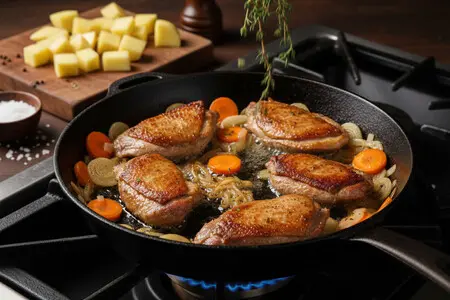Жаркое с уткой и картошкой: лучшие рецепты и секреты приготовления