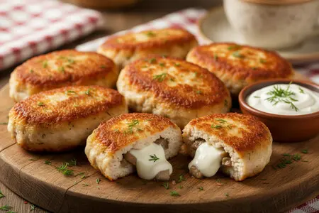 Зразы из куриного фарша - нежные и сочные котлеты