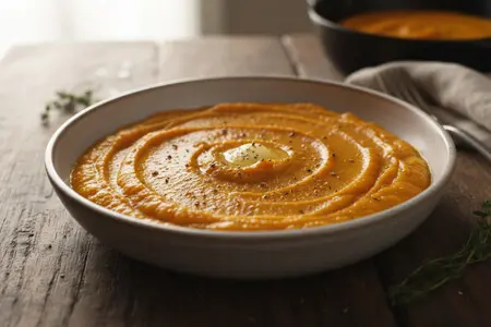 Тыквенное пюре - не только вкусный, но и полезный гарнир